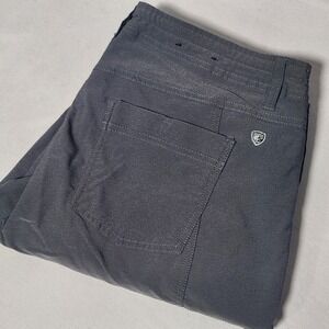 womens KUHL Trekr Pants Gray size 14 reg Hiking Outdoor stretch Gorpcore #6235
